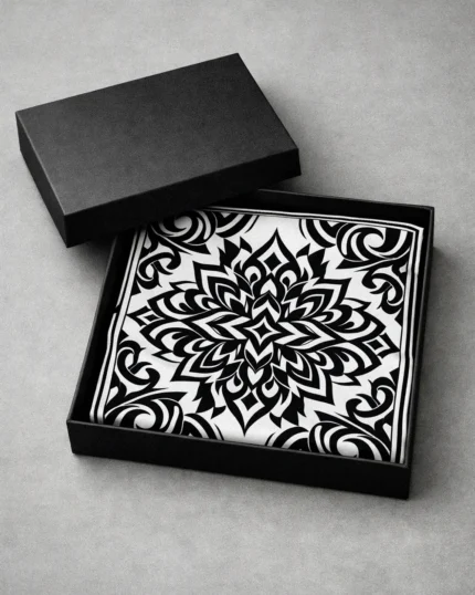 Printed Silk Satin Bandana