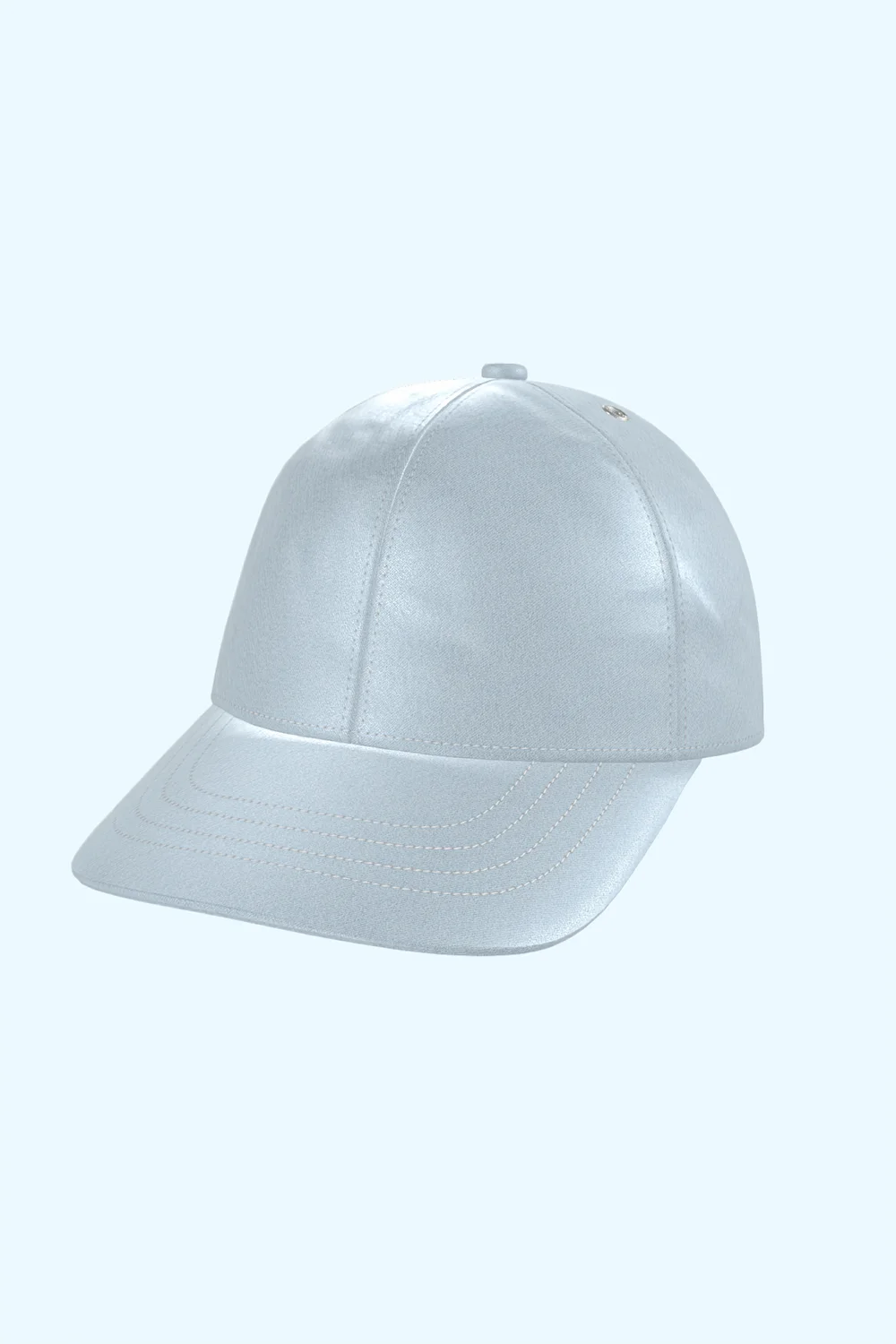 Pale Blue Absolu Silk Cap - Image 2