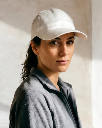 White Absolu Silk Cap