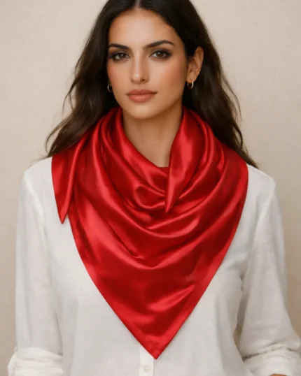 Overlocked Silk Wrap