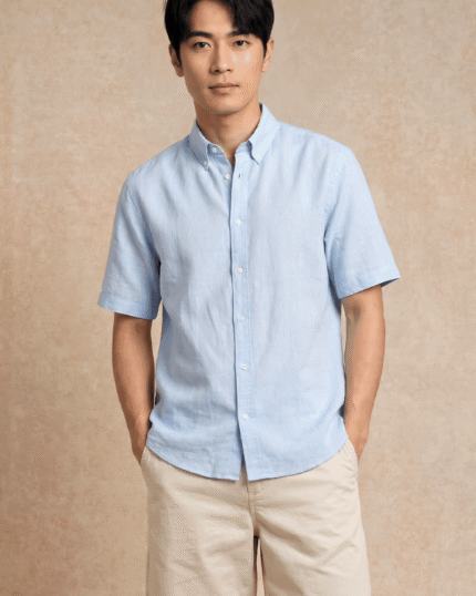 Linen Flax Button-Down