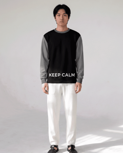 Printed Loopback Jersey Sweatshirt